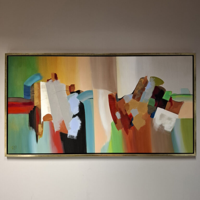 Zart-kunst_rustgevend abstract ineen mooie avond stad_ron-blaiss-website